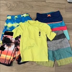 Cat & Jack boys swim bundle (M)
